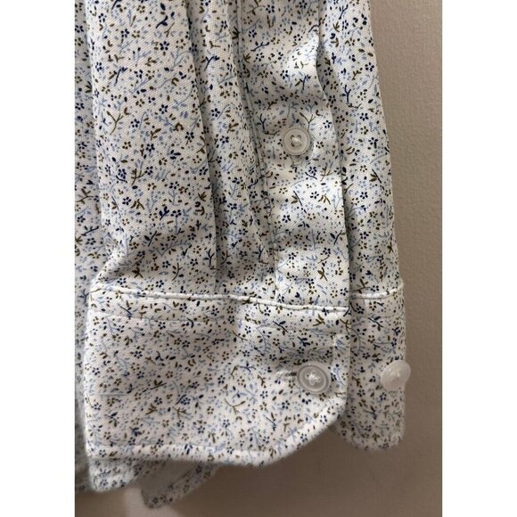 2/$30 ZNT18 Button Down Shirt Mens 16.5 32/33 Soft Stretch Office Casual Preppy - Picture 7 of 10